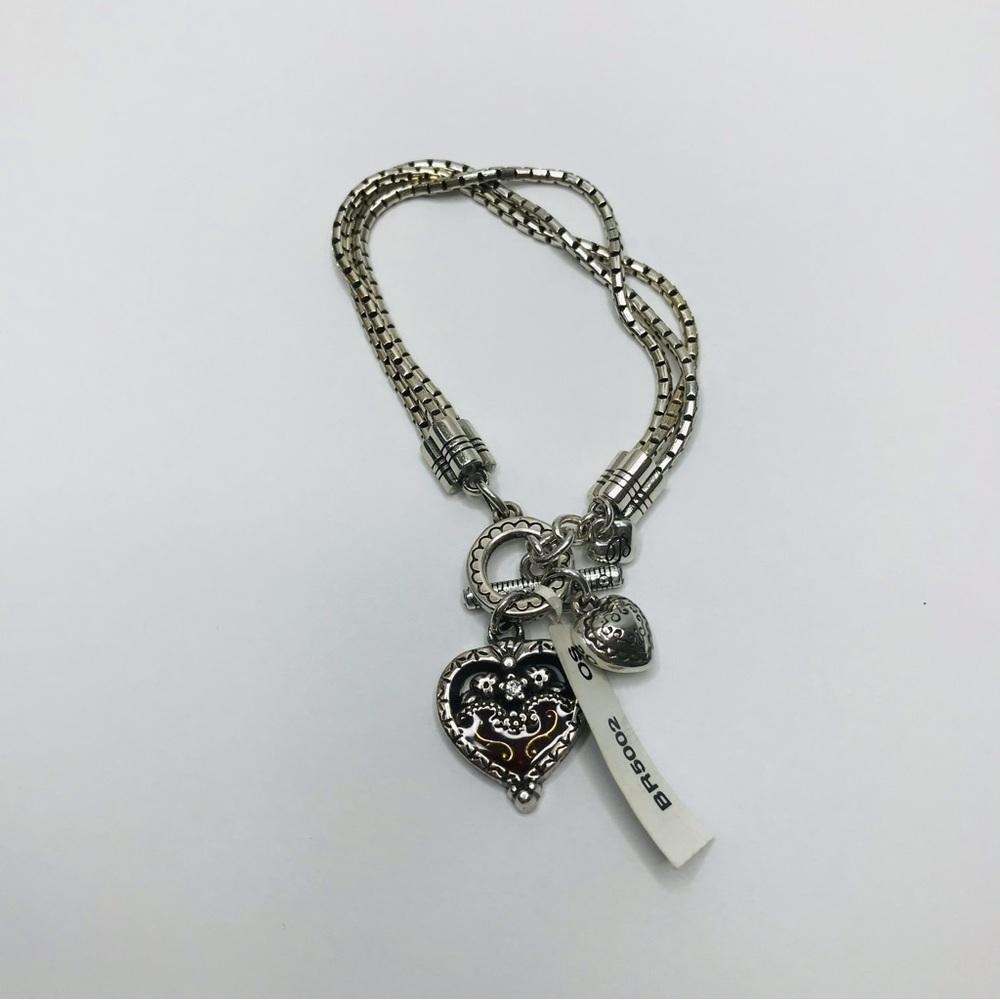 Price is firm New BRIGHTON Silver Heart Charm Bracelet